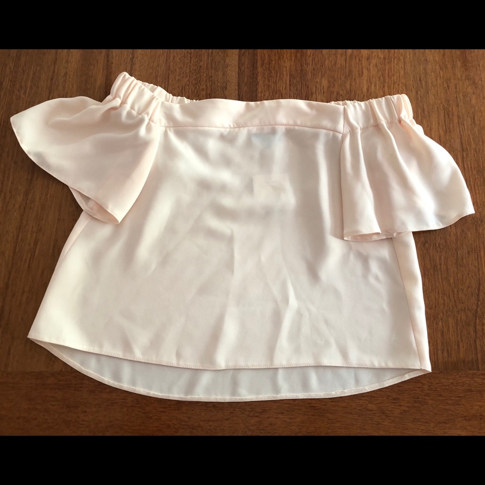 TopShop Bardot Top - Cream